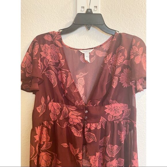 ✨HP✨Arizona Jean Co. Floral Print Maxi Top✨ - Picture 7 of 13